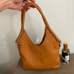 Mini Woven-Handle Shoulder Bag Leather By Anthropologie